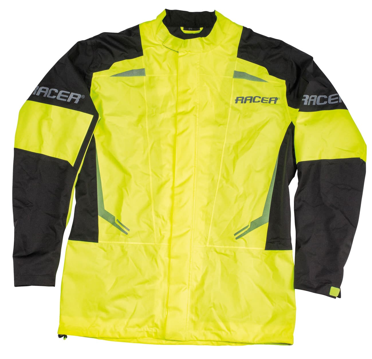 FLEX RAINJACKET fluo-black 10XL