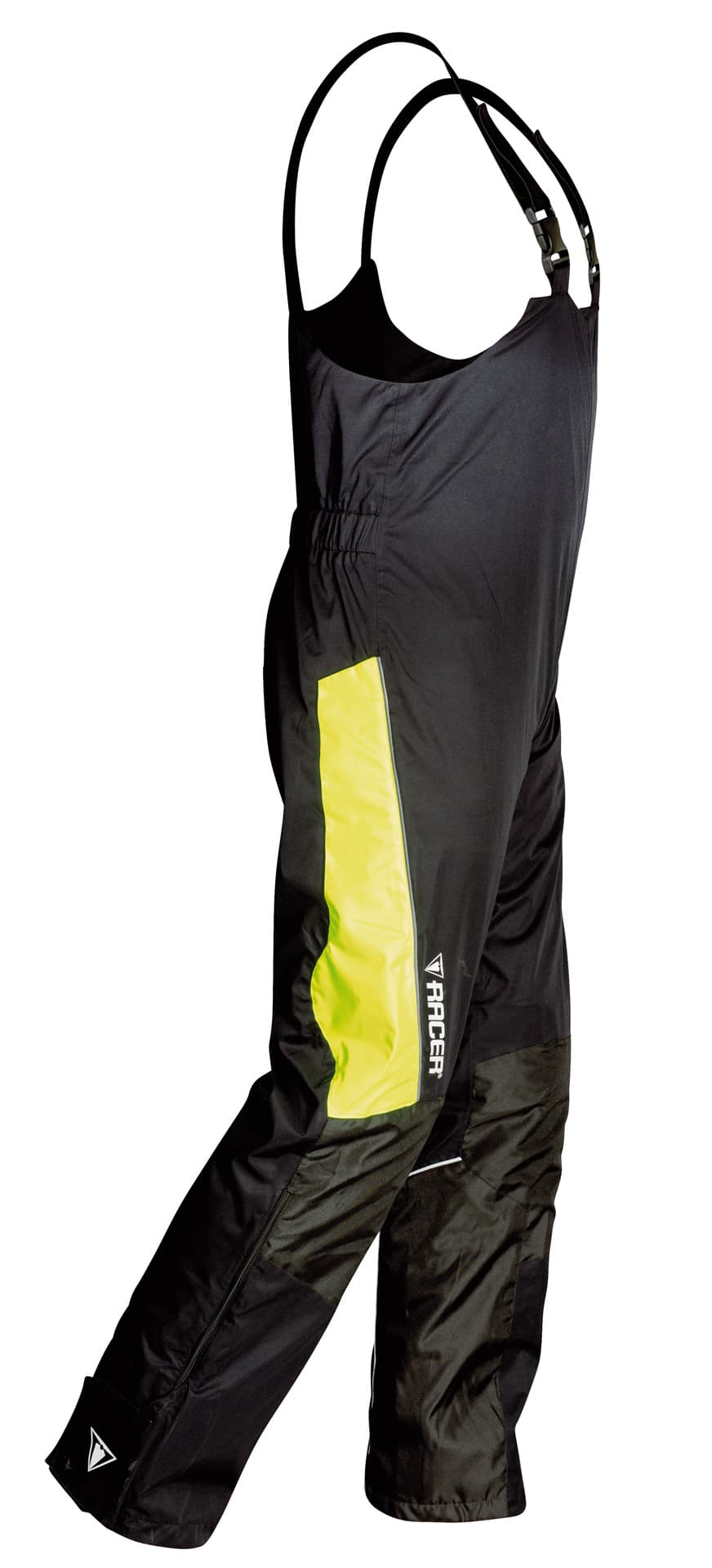 FLEX BIB RAINTROUSERS fluo-black 3XL