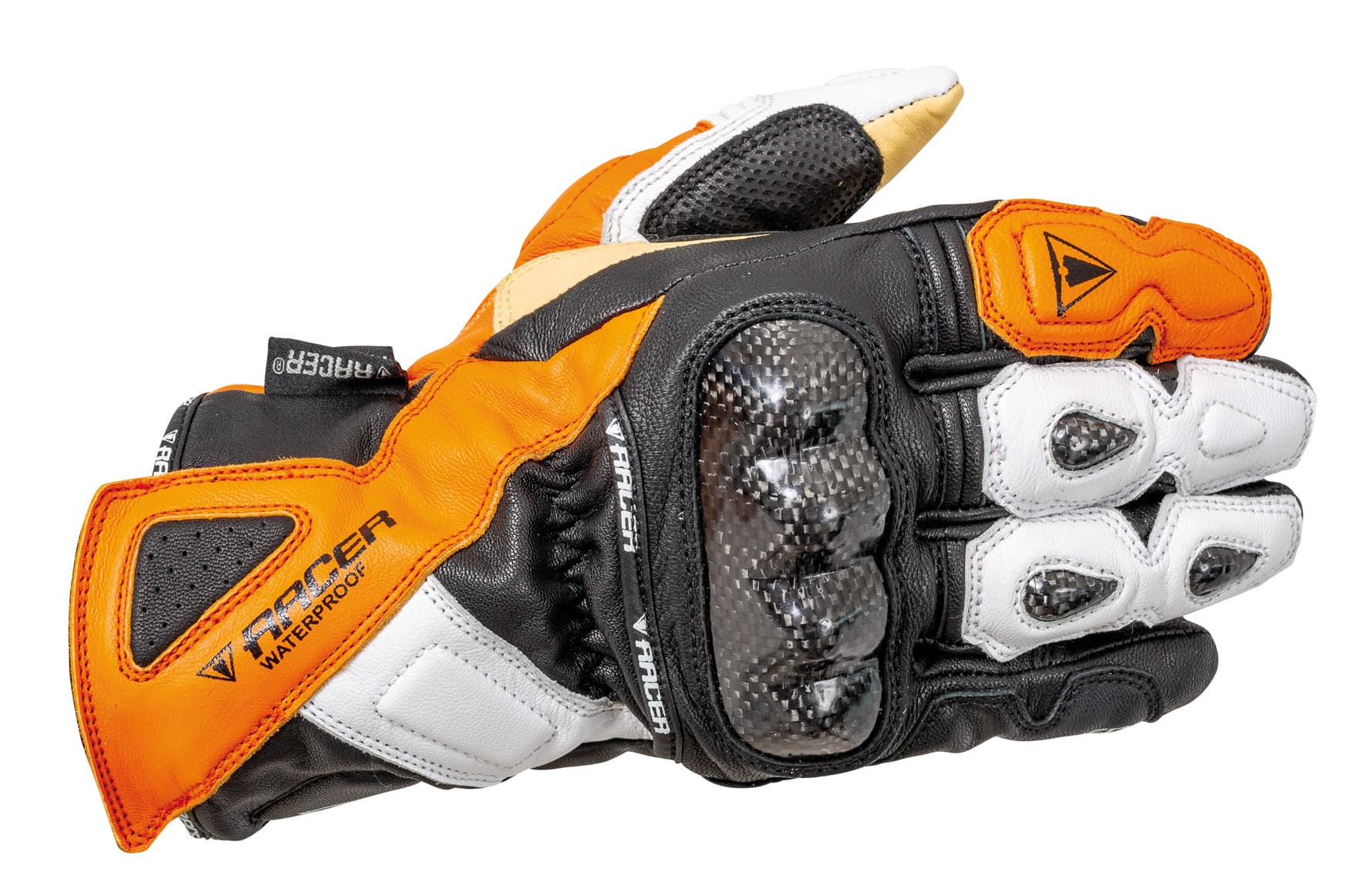 Handschuh M-TOP SHORT black orange white XL