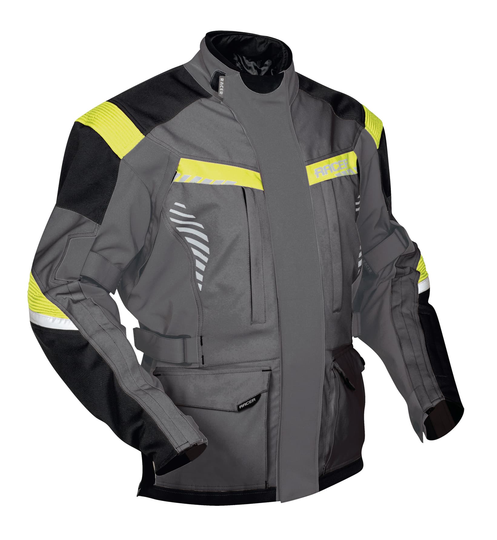 Jacke NEVADA SYSTEM  grey/fluo 5XL