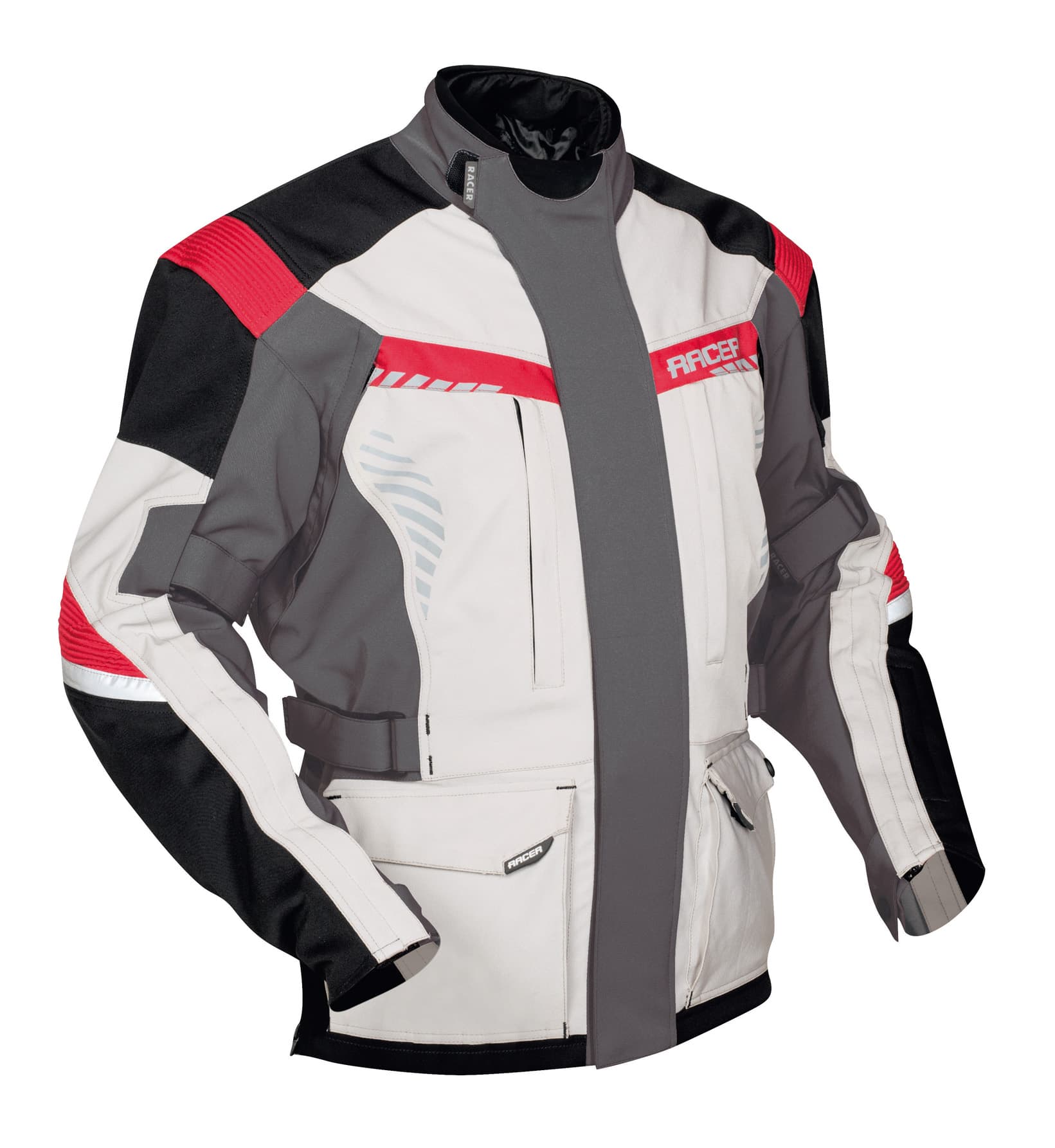 Jacke NEVADA SYSTEM  grey/red L