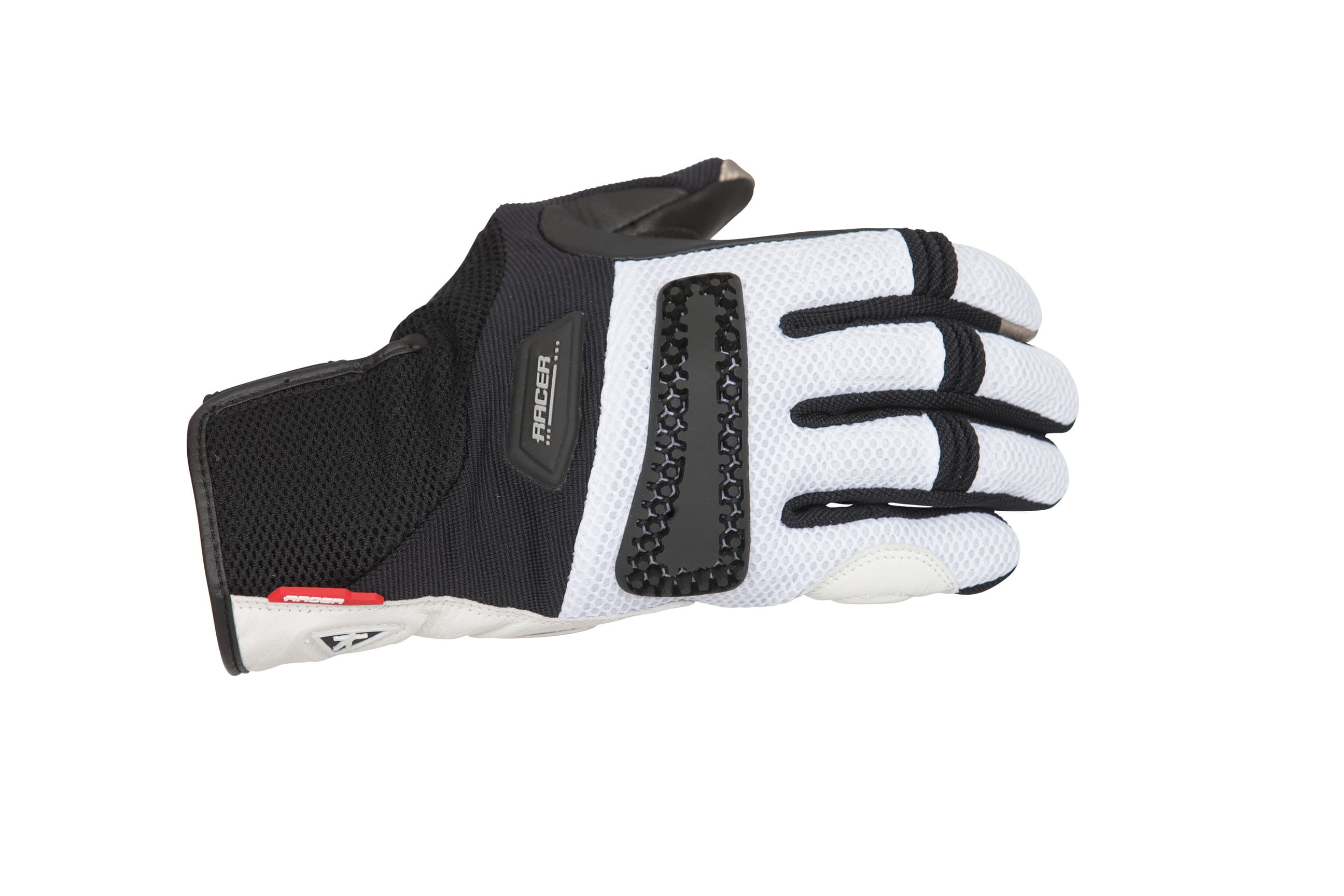 Handschuh RALLY white/black M