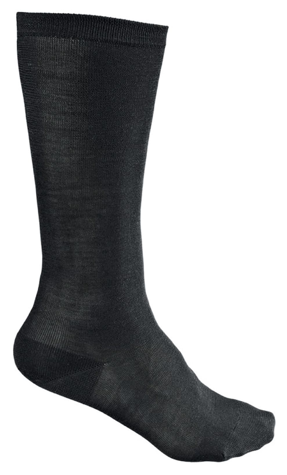 SILK SOCKS black L / 41-43
