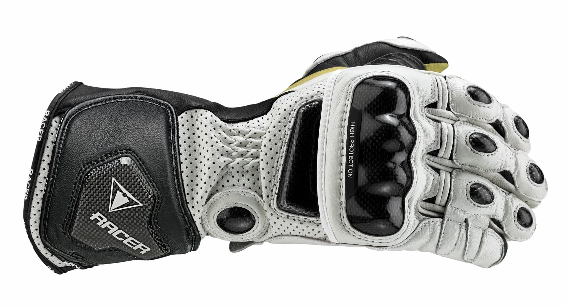 Handschuh HIGH RACER white S