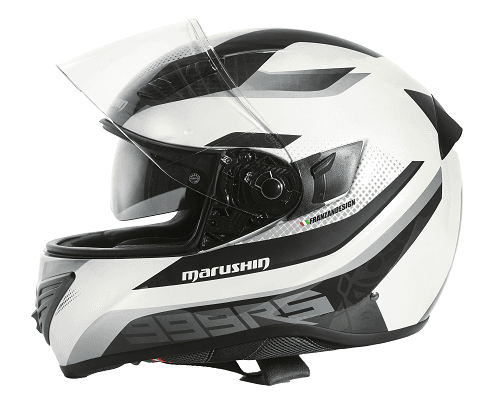 Marushin FullFace 999 RS Comfort, Space white/grey XS