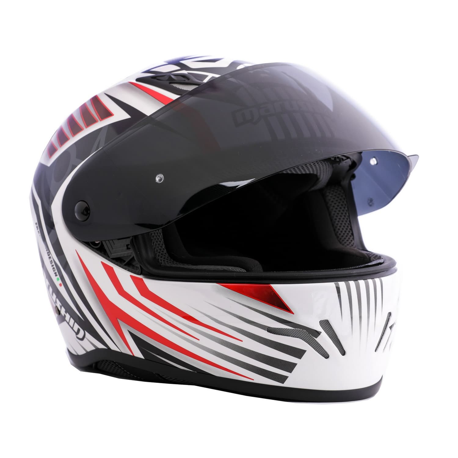 Marushin FullFace RS3, Samurai white / red XS