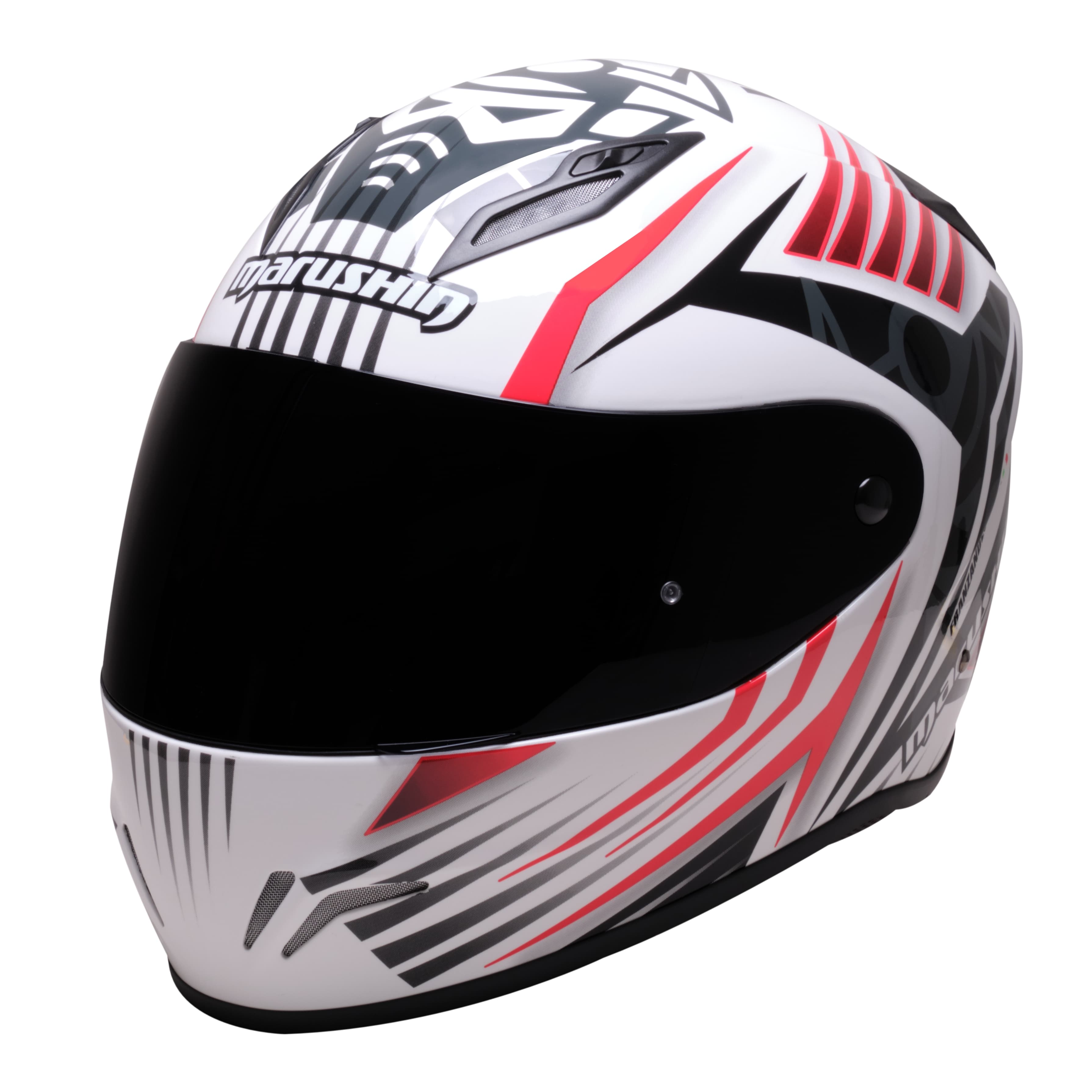Marushin FullFace RS3, Samurai white / red XS