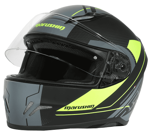 Marushin FullFace RS3, Techno Black Fluo Yellow L