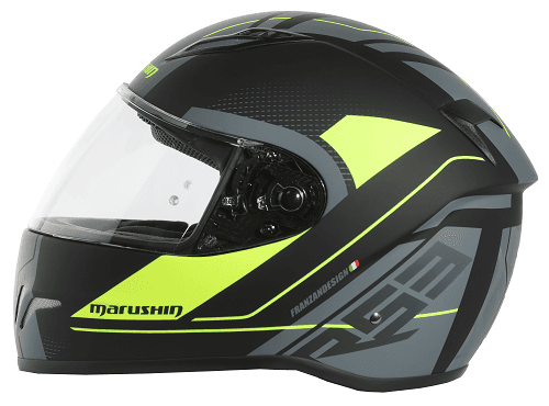 Marushin FullFace RS3, Techno Black Fluo Yellow L