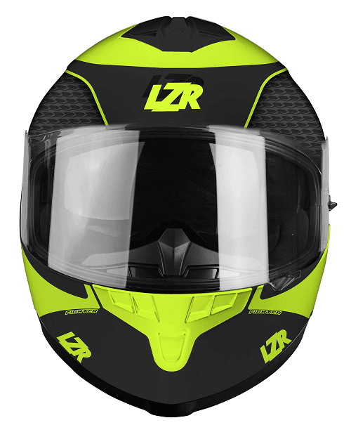 LZR FullFace FH3 Fighter Black - Yellow Fluo - Matt / S