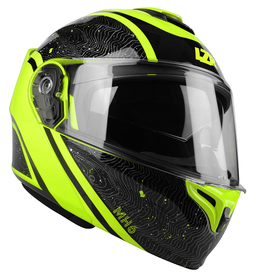 LZR FlipUp MH-6 - Light black/yellow fluo XXL
