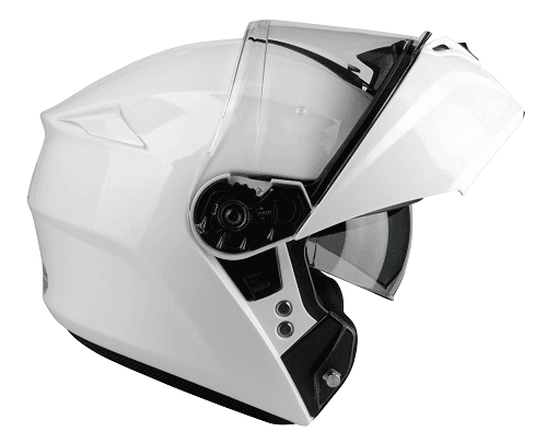 LZR FlipUp MH-6  white/glossy XXL
