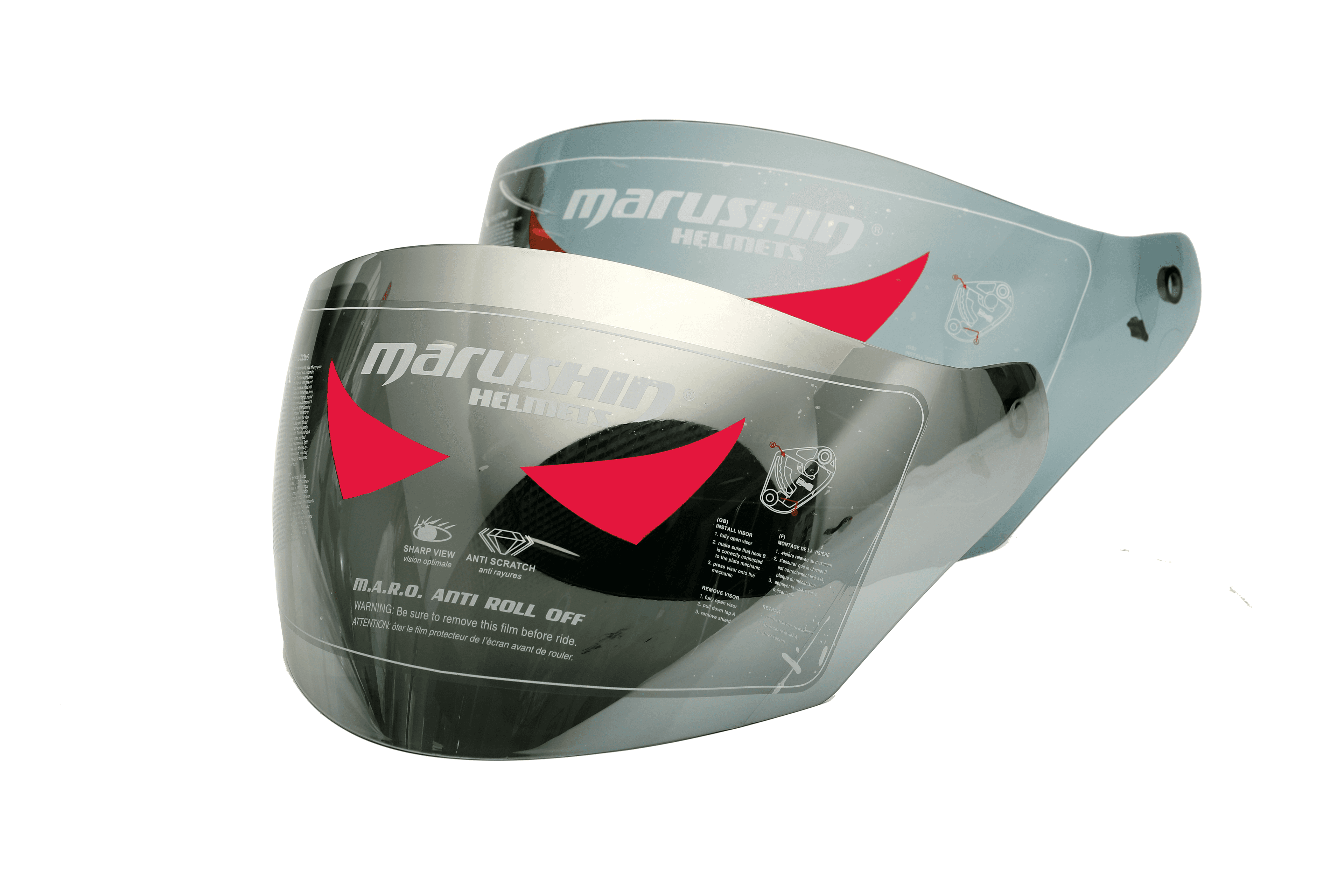 Marushin Visier M-610 Jet-Evo visor, clear