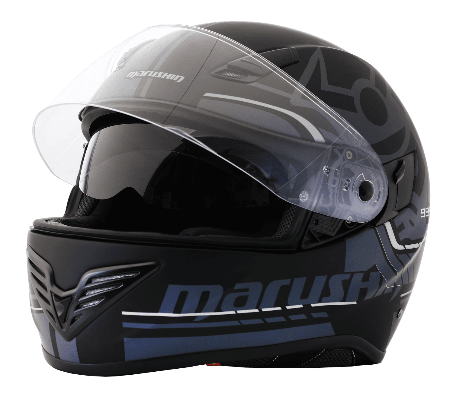Marushin FullFace 999 RS Comfort, Laser matt black XS