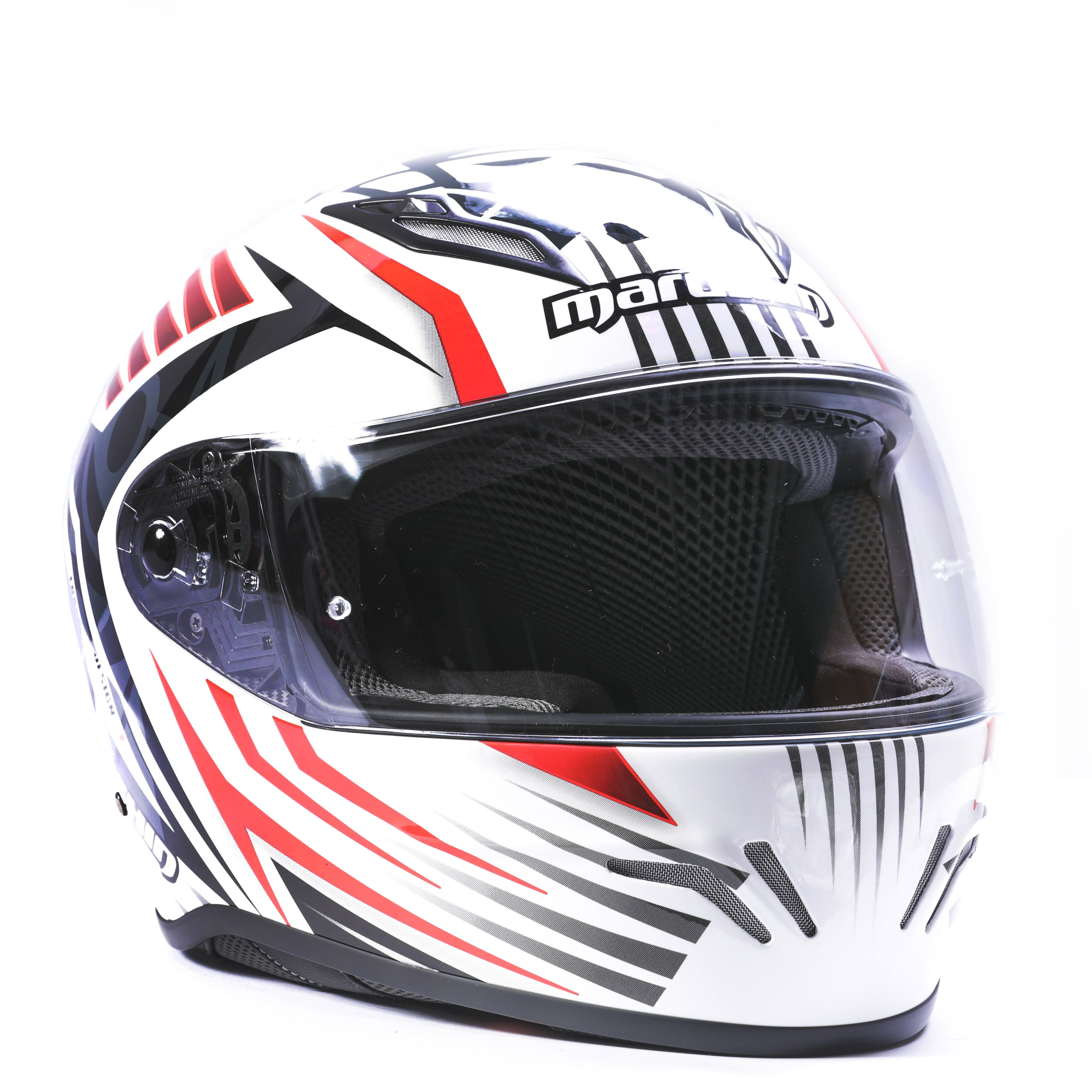 Marushin FullFace RS3, Samurai white / red XS